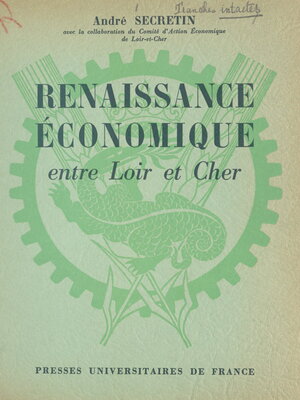 cover image of Renaissance économique entre Loir et Cher